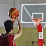 basketball player shooting