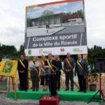 Grande foule pour la pose de la première pierre du Complexe sportif de la Ville du Roeulx