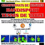 Championnat de Belgique Handisport de tennis de table - 14/06/2015