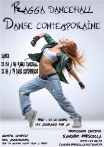 Nouveautés au Centre sportif des Ascenseurs : Ragga Dancehall et danse contemporaine