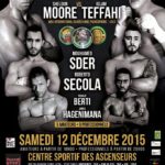 Boxing Fight Night WBC le 12/12/15 au Centre sportif des Ascenseurs.