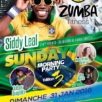 Sunday Morning Party le dimanche 31/01/16 - Zumba par Antony Quagliata