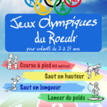 Jeux Olympiques du Roeulx pour les enfants de 2 à 14 ans le samedi 4 juin 2016