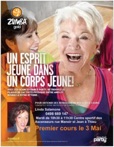 ZUMBA GOLD à partir du 3 mai 2016 au Centre sportif des Ascenseurs