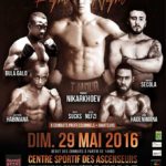 Gala de boxe le 29 mai 2016 au Centre sportif des Ascenseurs