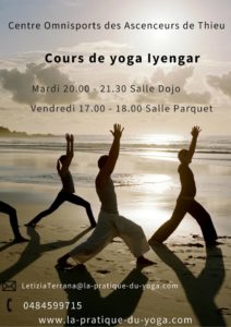 Cours de yoga au Centre sportif tous les mardis et vendredis