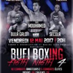 Gala de boxe le 12 mai 2017 au Centre sportif des Ascenseurs
