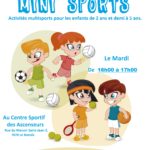 Pour les enfants : nouvelles activités sportives et de danse à partir de ce mois de janvier. Cours dispensés par Every Activities.