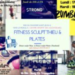 Programme du Fitness Sculpt Thieu & Pilates pour la rentrée - Cours dispensés par Julie Delcourt