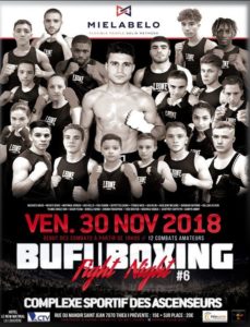 Fight Night #6 le 30 novembre 2018 au Centre Sportif des Ascenseurs