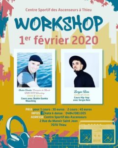 K'Danse : Workshop ce 1er février !