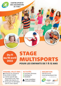 Stage Multisports Pâques 2022