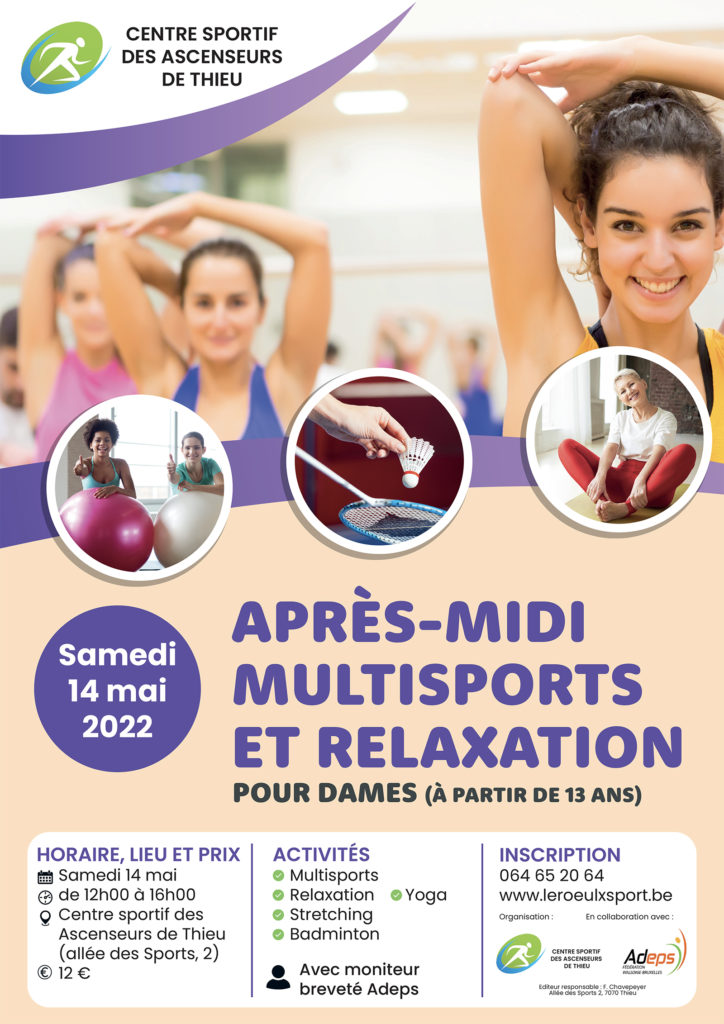 Journée sportive pour les dames - Samedi 14 mai 2022