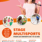 Stage multisports pour les enfants de 7 à 12 ans