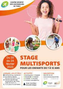 COMPLET - Stage multisports pour les enfants de 7 à 12 ans