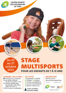 Stage multisports de 7 à 12 ans