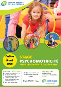 Stage multisports pour les enfants de 3 à 6 ans