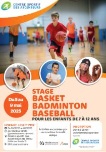 Stage multisports pour les enfants de 7 à 12 ans