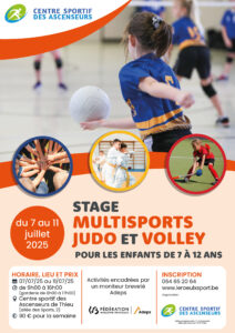Stage multisports pour les enfants de 7 à 12 ans