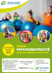Stage multisports pour les enfants de 3 à 6 ans