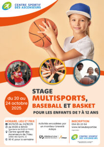 Stage multisports pour les enfants de 7 à 12 ans