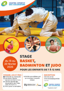 Stage multisports pour les enfants de 7 à 12 ans