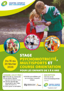 Stage multisports pour les enfants de 3 à 6 ans