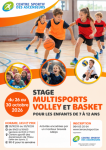 Stage multisports pour les enfants de 7 à 12 ans